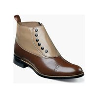 00026 , Stacy Adams Shoes High Top with Studs Spats Leather Two Tone All Colors - J.Valintin Men's Wear Legend - 92804