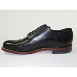 00107, Stacy adams Leather Shoes Cap Toe Oxford Lace Up Black - J.Valintin Men's Wear Legend - 92713