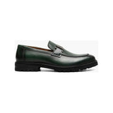 Stacy Adams Hale Moc Toe Bit Slip On Walking Shoes Green 25678-300