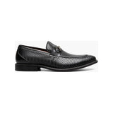 Stacy Adams Madsen Moc Toe Bit Slip On Shoes Black 25672-001