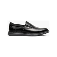 Nunn Bush Chase Moc Toe Slip On Walking Shoes Black 85092-001