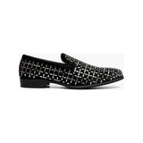 Stacy Adams Stallford Rhinestone Slip On Shoes Black Multi 25698-009