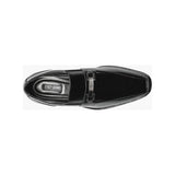 Stacy Adams Wakefield Bike Toe Bit Slip On Shoes Black 20141-001