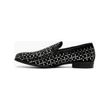 Stacy Adams Stallford Rhinestone Slip On Shoes Black Multi 25698-009