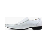 Stacy Adams Templin Bike Toe Loafer Shoes White  24507-100