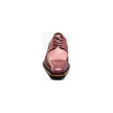 Stacy Adams Plaza Modified Cap Toe Oxford Shoes Leather Red Multi 25608-640