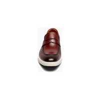 Stacy Adams Spencer Moc Toe Penny Slip On Burgundy 25673-601