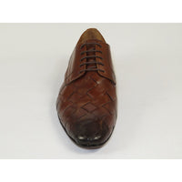 Men's GENIO Genuine Braided Leather Upper And Sole Shoes Turkey 120197862 Cognac