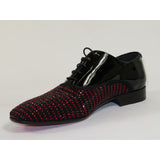 Men's GENIO Patent Leather, Red Sole Shoes Turkey 120198641 Black Red Stones