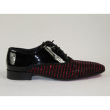 Men's GENIO Patent Leather, Red Sole Shoes Turkey 120198641 Black Red Stones