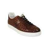 Men's Shoes GENIO Turkey Casual Dress Genuine Leather Braided 120198803 Cognac