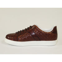 Men's Shoes GENIO Turkey Casual Dress Genuine Leather Braided 120198803 Cognac