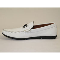 Men's Driving Shoes GENIO Turkey Casual Dress Genuine Leather 120741706 White