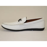 Men's Driving Shoes GENIO Turkey Casual Dress Genuine Leather 120741706 White