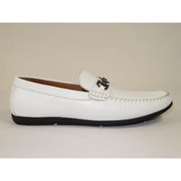 Men's Driving Shoes GENIO Turkey Casual Dress Genuine Leather 120741706 White