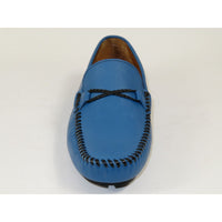 Men's Driving Shoes GENIO Turkey Casual Dress Genuine Leather 120747871 Blue