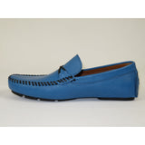 Men's Driving Shoes GENIO Turkey Casual Dress Genuine Leather 120747871 Blue