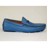 Men's Driving Shoes GENIO Turkey Casual Dress Genuine Leather 120747871 Blue