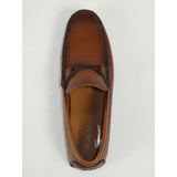 Men's Driving Shoes GENIO Turkey Casual Dress Genuine Leather 120747871 Cognac