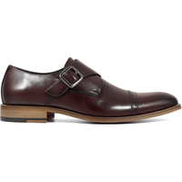 Stacy Adams Desmond Shoes Cap Toe Monk Strap Burgundy 25162-601