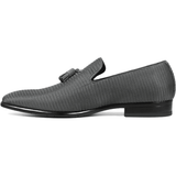 Stacy Adams Men's Tazewell Plain Toe Tassel Slip On Gray 25343-020