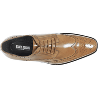 Stacy Adams Tinsley Wingtip Oxford Mens Shoes Tan Lace Up 25092-240