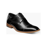 25066,Stacy Adams Leather Shoes Dickinson Cap Toe Lace up All Colors - J.Valintin Men's Wear Legend - 14513