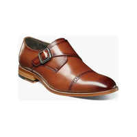 25162,Stacy Adams Leather Shoes Desmond Cap Toe Buckle Strap All Colors - J.Valintin Men's Wear Legend - 14571