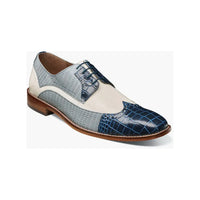 Stacy Adams Gallinari Wingtip Lace Up Leather Shoes Dark Blue Multi 25660-469