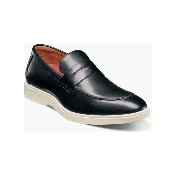 Stacy Adams Spencer Moc Toe Penny Slip On Black 25673-001