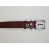 Men's Belt By PICCODER Turkey Genuine Leather Solid 3000 Brown