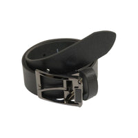 Men's Belt By PICCODER Turkey Genuine Leather Textured 3913 Black