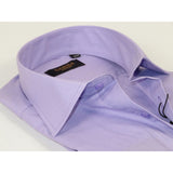 Men's Shirt Hankie CASILA Turkey Cotton Blend 501770-24 Lavender Oxford Texture