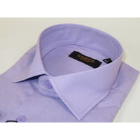 Men's Shirt Hankie CASILA Turkey Cotton Blend 501770-24 Lavender Oxford Texture