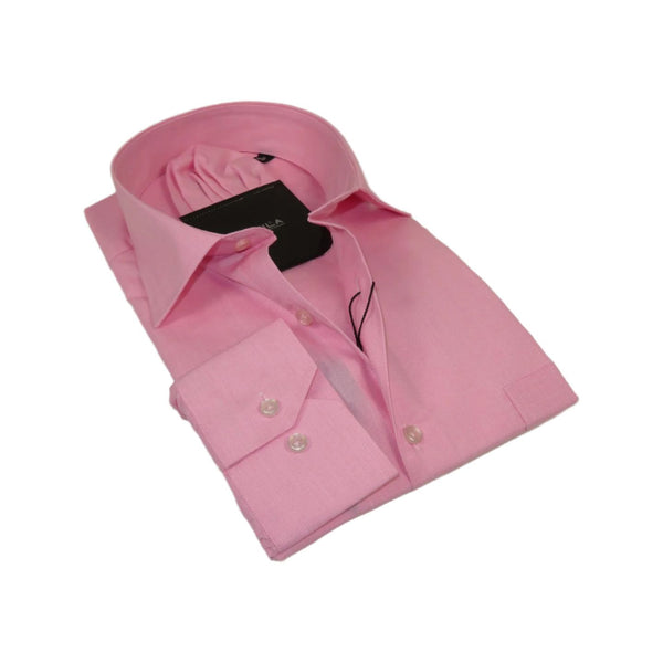 Men's Shirt Hankie CASILA Turkey Cotton Blend Long Sleeves 501770-35 Pink Oxford