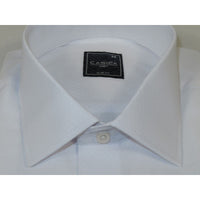 Men's Shirt Hankie CASILA Turkey Cotton Blend Long Sleeves 501800-01 White