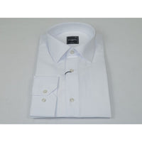 Men's Shirt By CASILA Turkey Cotton Blend Long Sleeves 501870-01 White Pique