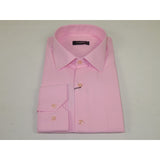 Men's Shirt By CASILA Turkey Cotton Blend Long Sleeves 502000-08 Solid Pink