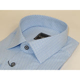 Men's Shirt Hankie By CASILA Turkey Cotton Blend 502100-06 Blue Dots