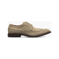 Stacy Adams Marligan Wingtip Oxford Suede Classic Shoes Sand 25616-269