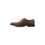 Stacy Adams Marligan Wingtip Oxford Suede Classic Shoes Mocha 25616-216