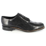 Stacy Adams Madison Men's Shoes Biscuit lace up Soft Leather Black 00012