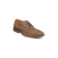 Stacy Adams Marligan Wingtip Oxford Suede Classic Shoes Mocha 25616-216