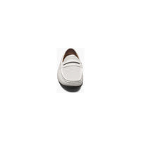 Stacy Adams Corby Saddle Slip On Walking Shoes White  25513-100