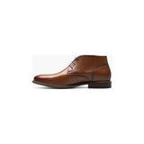 Stacy Adams Maxwell Plain Toe Chukka Boot Smooth leather Cognac 25551-221