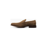 Stacy Adams Marlowe Algonquin Moc Toe Penny Slip On Dark Tan Suede 25550-211