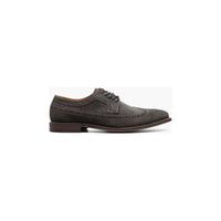 Stacy Adams Marligan Wingtip Oxford Suede Classic Shoes Dark Gray 25616-011