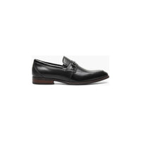 Stacy Adams Kaylor Moc Toe Bit Slip On Leather Dress Shoes Black  25572-001