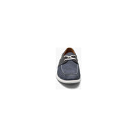 Stacy Adams Reid Moc Toe Lace Up Boat Shoes Lightweight Navy 25592-410