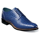 Stacy Adams Madison Anaconda Leather Men's Shoes Blue 00055-400